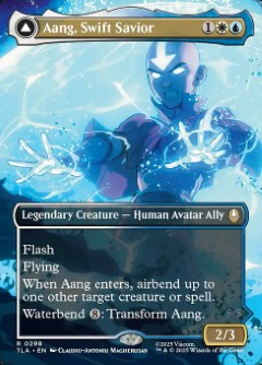 Aang, Swift Savior // Aang and La, Ocean's Fury Avatar- The Last Airbender Scene Frame